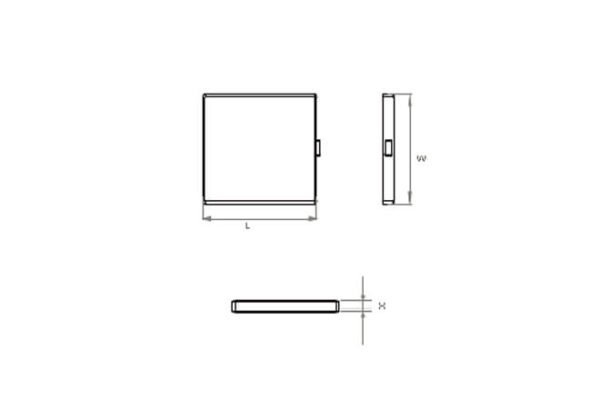 RFID on Metal Ceramic Tag RS- Obsidian