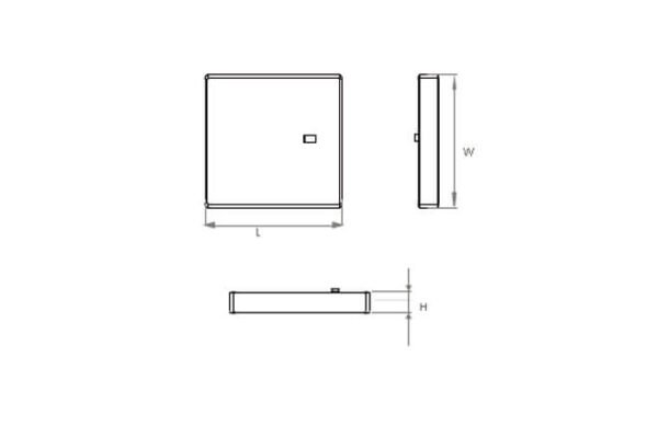RFID on Metal Ceramic Tag RS- Marble