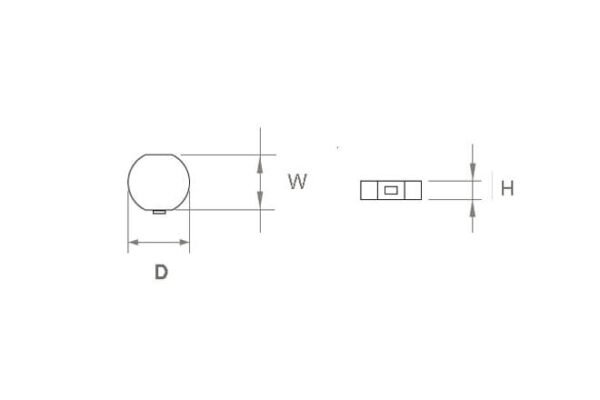 RFID on Metal Ceramic Tag RS- Beryl