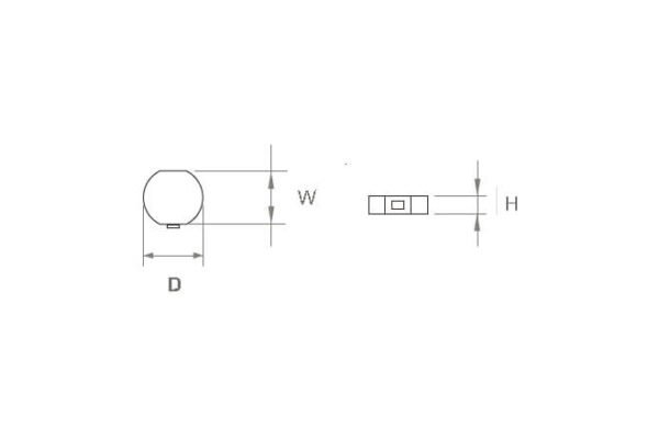 RFID on Metal Ceramic Tag RS- Axinite