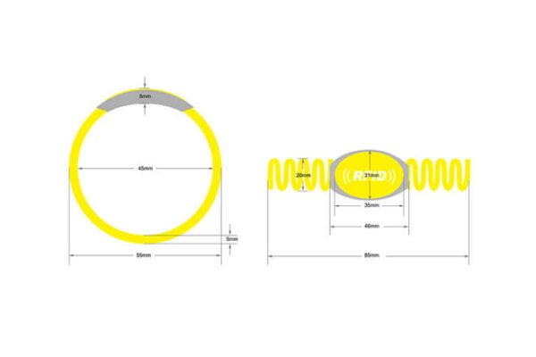 RFID Plastic Wristband RSW-T207